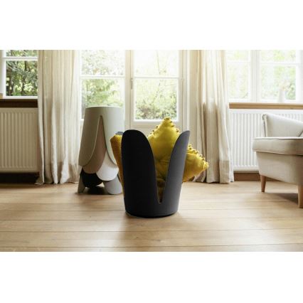 WENKO 26087100 - Taburete COMISO, 44,5 x 46 cm, melna