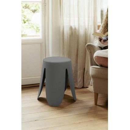 WENKO 26089100 - Taburete COMISO 44,5x46 cm antracīta