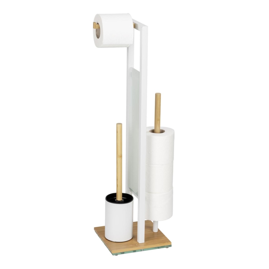 WENKO 26214100 - WC komplekts RIVALTA 18x70 cm brūns/balts