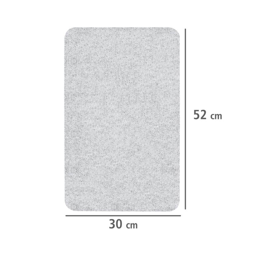 WENKO 2712663100 - Pārklājuma plāksne 30x52 cm caurspīdīga/pelēka