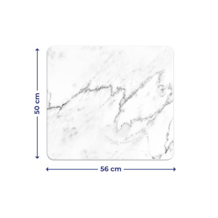 WENKO 2712929500 - Griešanas dēlītis / pārsega plāksne - NEUTRAL 56x50 cm daudzkrāsains/caurspīdīgs