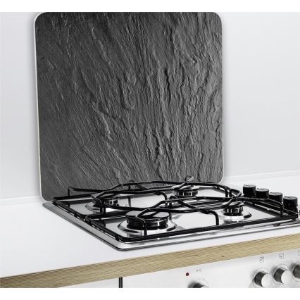 WENKO 2712984500 - Pārsega plāksne NEITRĀLA 56x50 cm melna/caurspīdīga