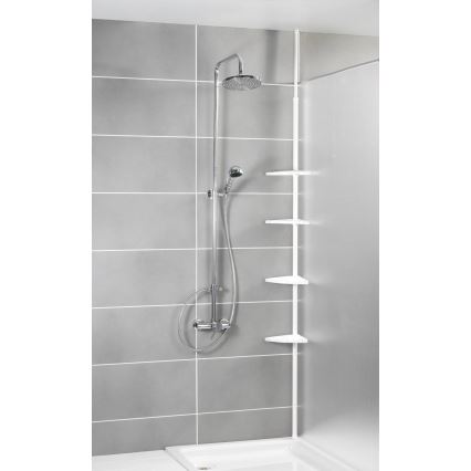 WENKO 3201010100 - Stūra elements COMPACT 26x195 cm balts