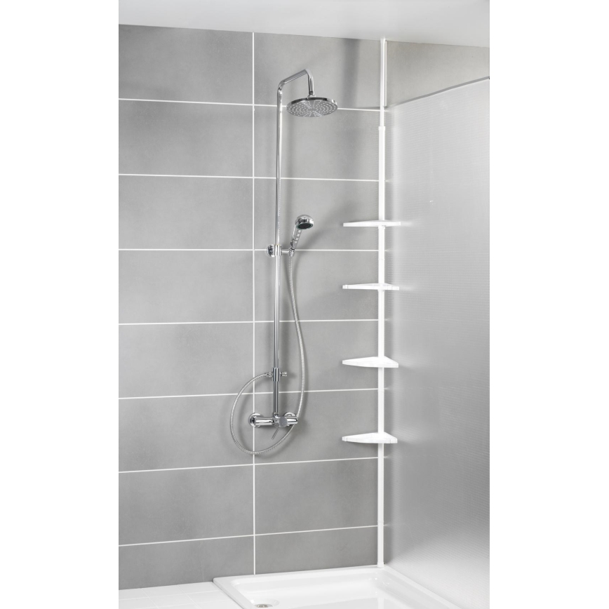 WENKO 3201010100 - Stūra elements COMPACT 26x195 cm balts