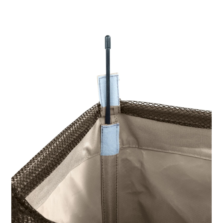WENKO 3450113100 - Veļas grozs CORNO 18,5x60 cm bēšs/melns