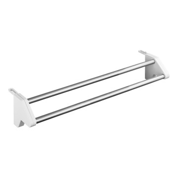 WENKO 3703100 - Veļas žāvētājs TWIN 60x13 cm sudraba/balta