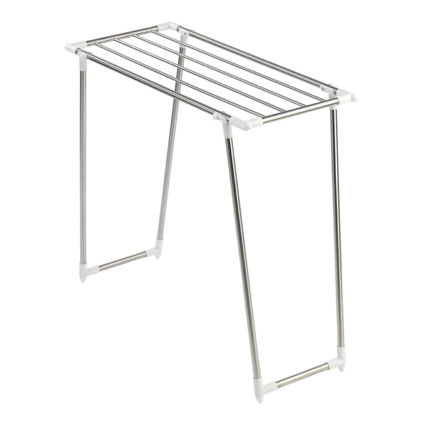 WENKO 3774020100 - PROFI SINGLE veļas žāvētājs 87x79 cm nerūsējošais tērauds/sudraba/balts