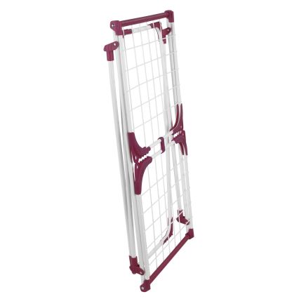 WENKO 3774021100 - Veļas žāvēšanas statīvs SUMMER DRY 153x76 cm balts/rozā