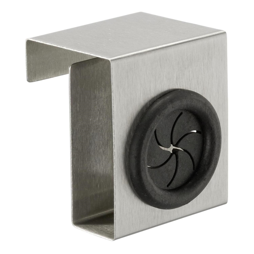 WENKO 4368060100 - Āķis PUSH 5x6 cm sudraba/melna