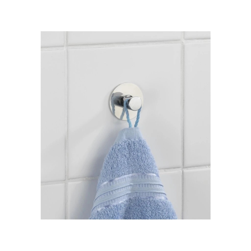 WENKO 4466420100-Āķis SAVONA 5x2 cm nerūsējošais tērauds/sudraba