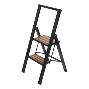 WENKO 50482100 - ALU-DESIGN alumīnija kāpnes 44x101 cm, melnas