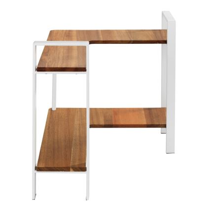 WENKO 53025100 - Plaukts LOUISA 30x33 cm balts/brūns