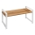 WENKO 53027100 - Plaukts LOUISA 40x20 cm balts/brūns