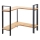 WENKO 53028100 - Plaukts LOU 30x33 cm melns/brūns