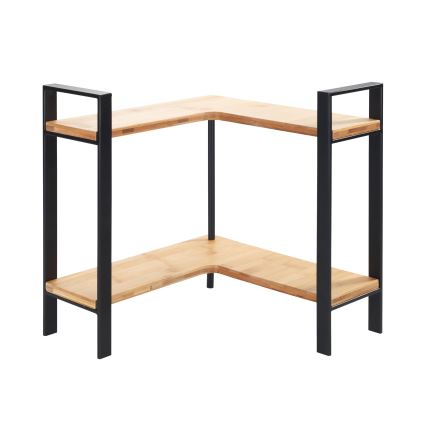 WENKO 53028100 - Plaukts LOU 30x33 cm melns/brūns