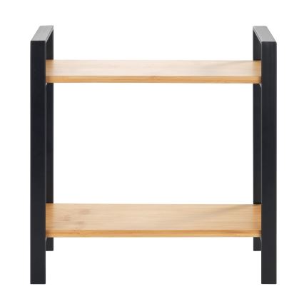 WENKO 53029100 - Plaukts LOU 32x33 cm melns/brūns