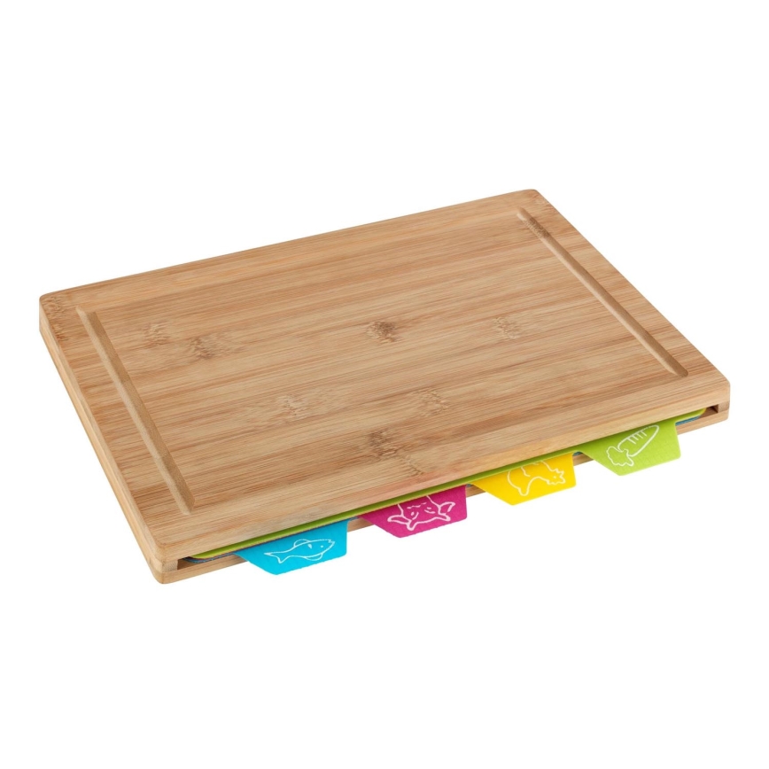 WENKO 53064100 - Griežamā dēlīte 32,5 x 22,5 cm, brūna/daudzkrāsaina