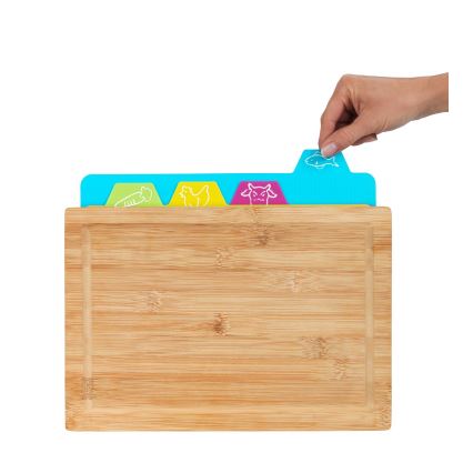WENKO 53064100 - Griežamā dēlīte 32,5 x 22,5 cm, brūna/daudzkrāsaina