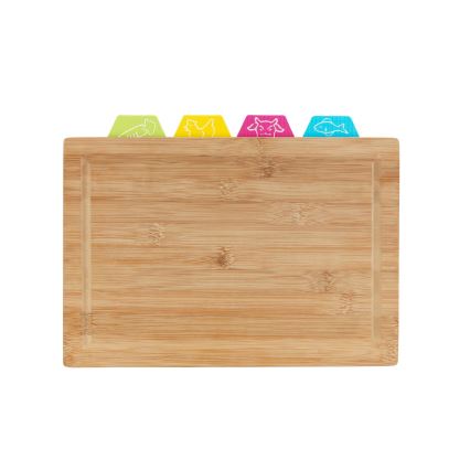 WENKO 53064100 - Griežamā dēlīte 32,5 x 22,5 cm, brūna/daudzkrāsaina