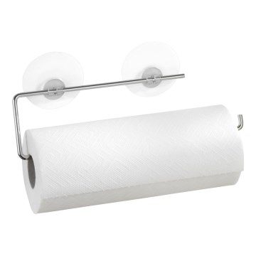 WENKO 53130100 - Dvieļu turētājs STATIC-LOC 30x8,5 cm sudraba/caurspīdīgs