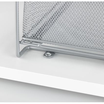 WENKO 53140800 - GIOMA plaukts 35x33,5 cm, sudraba krāsā