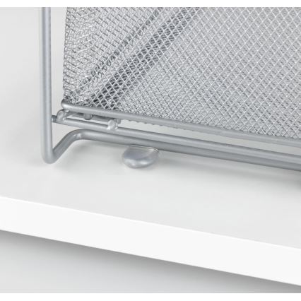 WENKO 53140800 - GIOMA plaukts 35x33,5 cm, sudraba krāsā