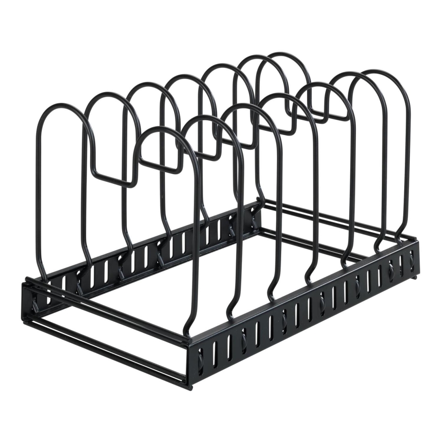 WENKO 53149100 - Vāku un pannu turētājs 18x18 cm melns