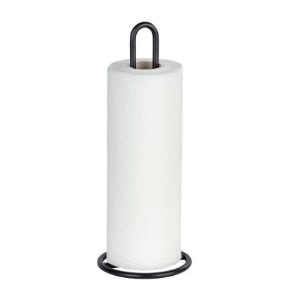 WENKO 53256100 - Virtuves dvieļu turētājs 12,5x32,5 cm melns