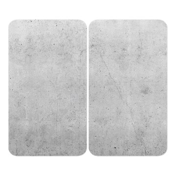 WENKO 53906100 - Plīts virsmas vāks 30x52 cm pelēks/caurspīdīgs