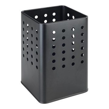WENKO 54017100 - Galda piederumu turētājs SILIO 11,5x16,5 cm melns