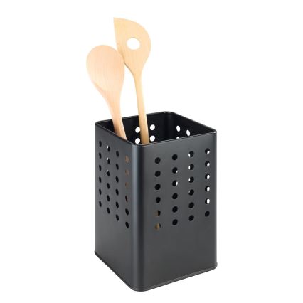 WENKO 54017100 - Galda piederumu turētājs SILIO 11,5x16,5 cm melns