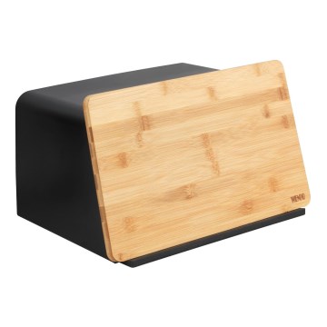 WENKO 54098100 - Maizes kaste KUBO 35x26,5 cm melna/brūna