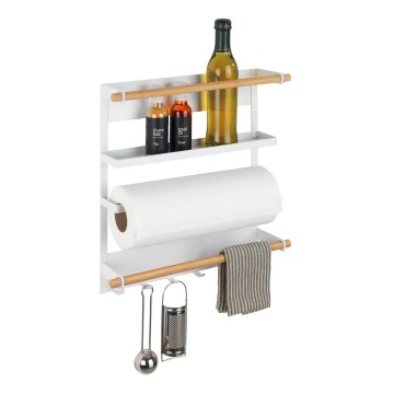 WENKO 54113100 - Organizators MAGNA 33x34 cm balts/brūns/melns