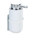 WENKO 54655100 - Ziepju dozators WOYA 250 ml balts/spīdīgs hroms