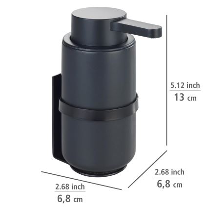 WENKO 54657100 - Ziepju dozators WOYA 250 ml melns