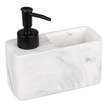 WENKO 54668100 - Ziepju dozators RESA 14,5x14,3 cm balts/melns