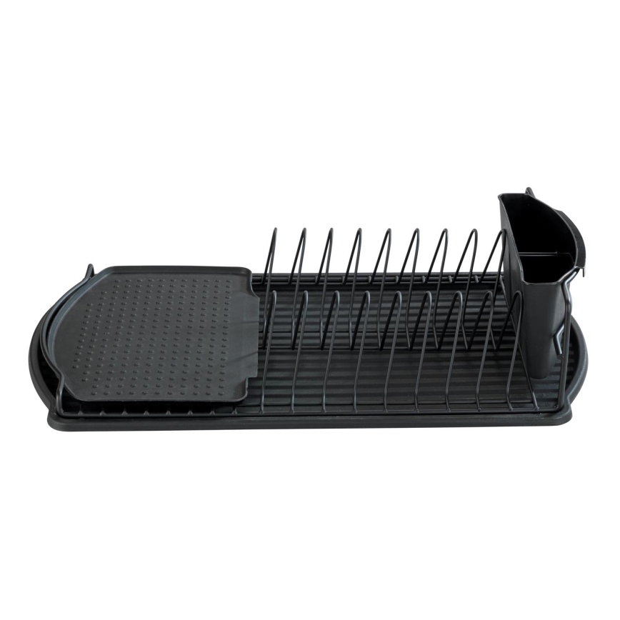 WENKO 54767100 - Trauku žāvētājs BASIC 47,5x26,5 cm melns