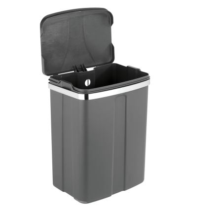 WENKO 54903100 - Durvīm piestiprināms grozs 26x36,5 cm, pelēks/sudraba