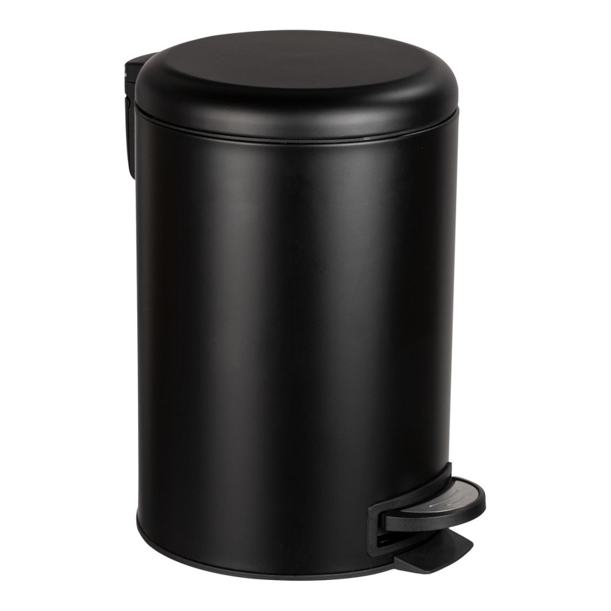 WENKO 54913100 - Atkritumu tvertne LEMAN 25x38 cm melna