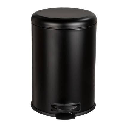 WENKO 54913100 - Atkritumu tvertne LEMAN 25x38 cm melna