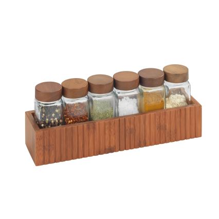 WENKO 54942100 - MERA garšvielu trauciņu komplekts 30x8 cm brūns