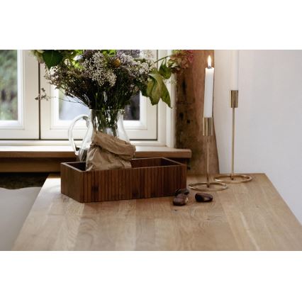 WENKO 54943100 - uzglabāšanas kaste MERA 30x15 cm, brūna