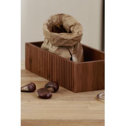 WENKO 54943100 - uzglabāšanas kaste MERA 30x15 cm, brūna