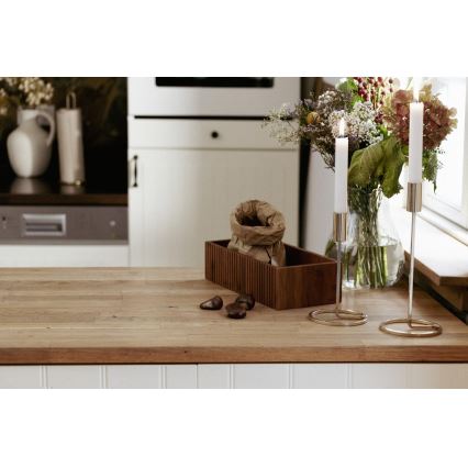 WENKO 54943100 - uzglabāšanas kaste MERA 30x15 cm, brūna