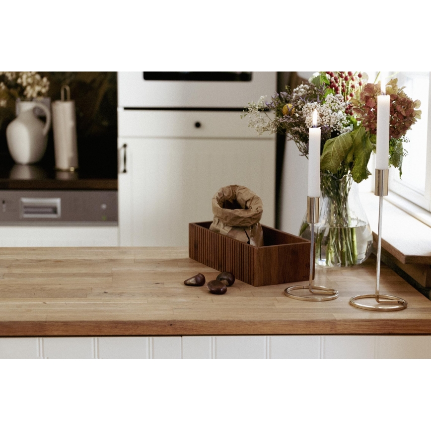 WENKO 54943100 - uzglabāšanas kaste MERA 30x15 cm, brūna
