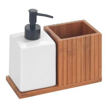 WENKO 54944100 - Ziepju dozators MERA 18,5x17 cm brūns