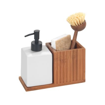 WENKO 54944100 - Ziepju dozators MERA 18,5x17 cm brūns