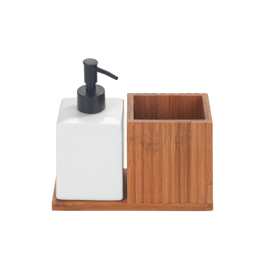 WENKO 54944100 - Ziepju dozators MERA 18,5x17 cm brūns