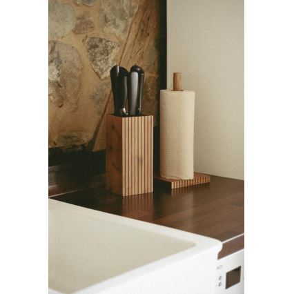 WENKO 54946100 - Ruļļu turētājs MERA 15x33 cm brūns