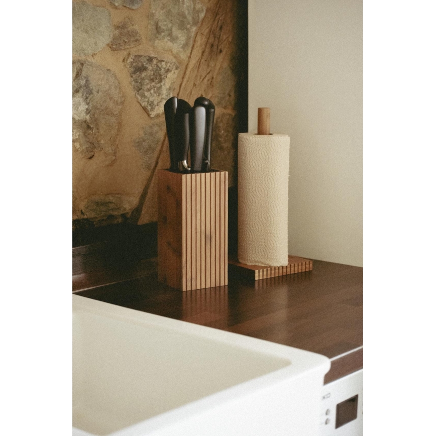 WENKO 54946100 - Ruļļu turētājs MERA 15x33 cm brūns
